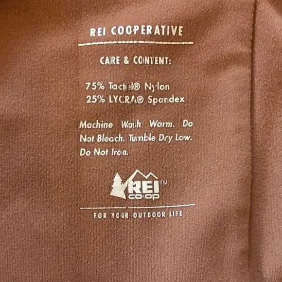 REI Co-op Take Your Time Leggings - Size Medium, Red Clay - Picture 5 of 6